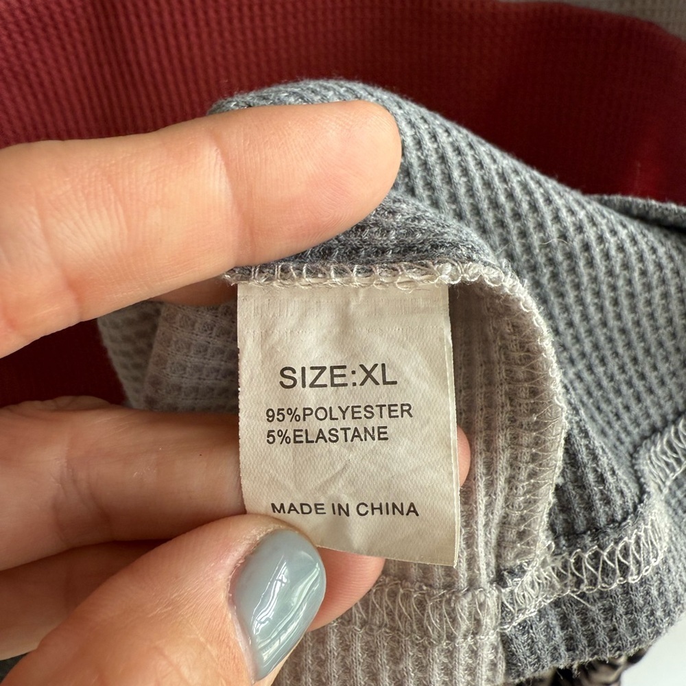 Unbranded boutique waffle color block long sleeve • Women’s XL - Picture 2 of 5